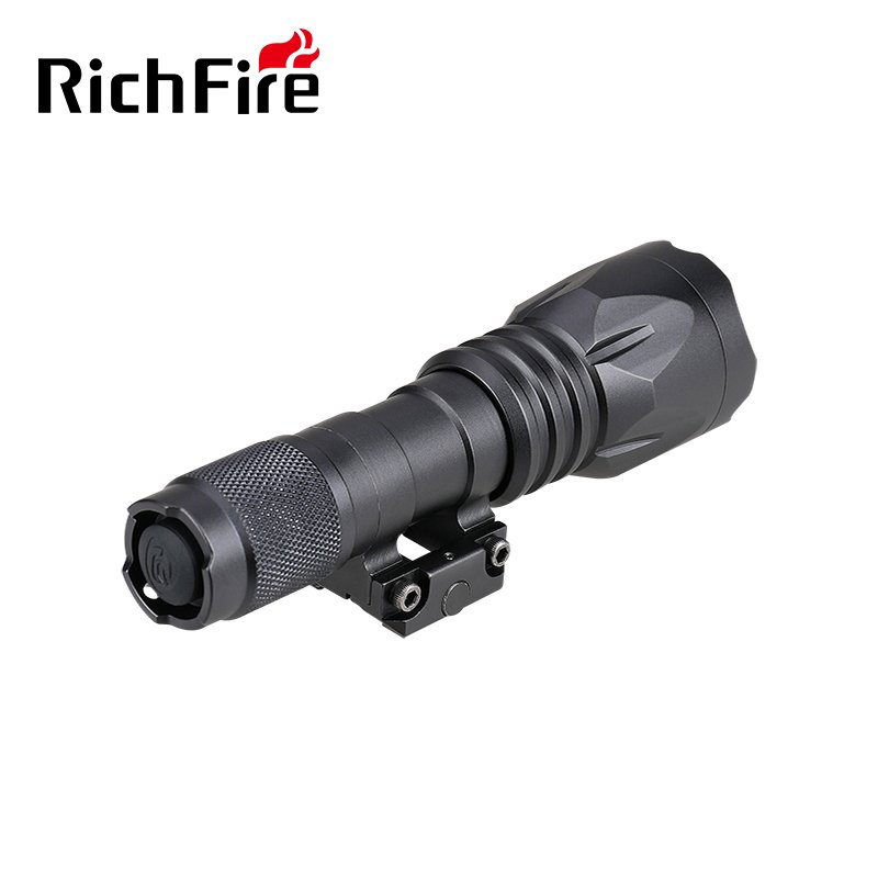 Zoom LED 1000lm Tactical Torch Quick Release Rechargeable Battery Aluminum Alloy Body Waterproof IP65 Custom Bright Flashlight
