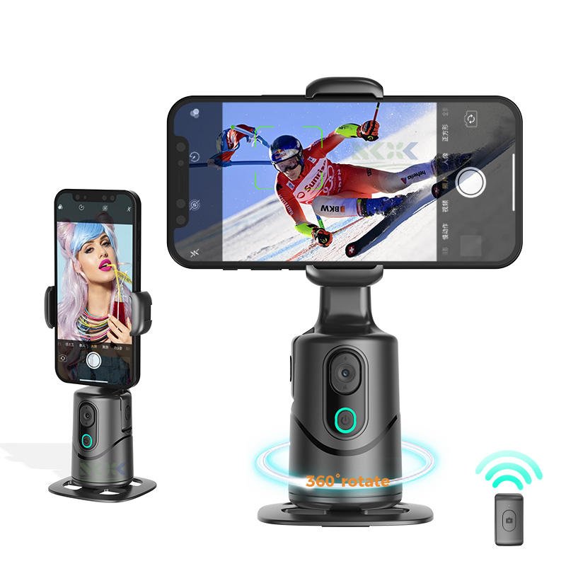 2025 Hot Sell Wholesale High Quality Q12 Selfie Stick Mobile Phone 360 Degree Stabilize Phone Support for Living Face Catching