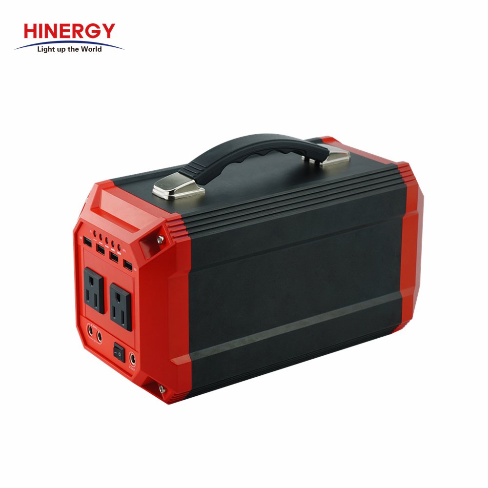 Hinergy Outdoor Solar Power Generator 300w 220 Volt Ipower Small Portable Mini Generator 12v DC Set