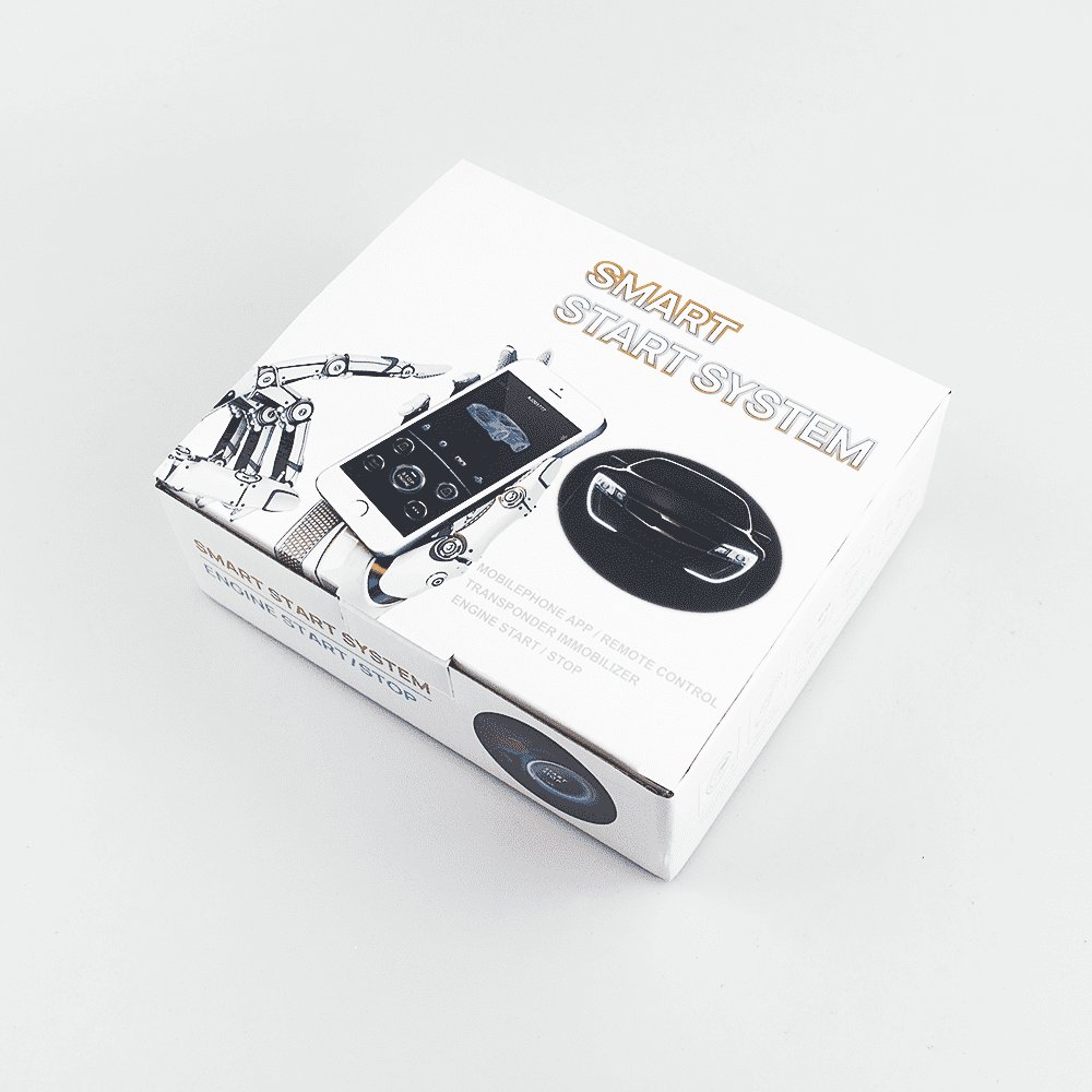 Intelligent Phone Application Control Car Push Button Start Remote Starter Ignition System Pke Keyless Engine Start Stop Car
