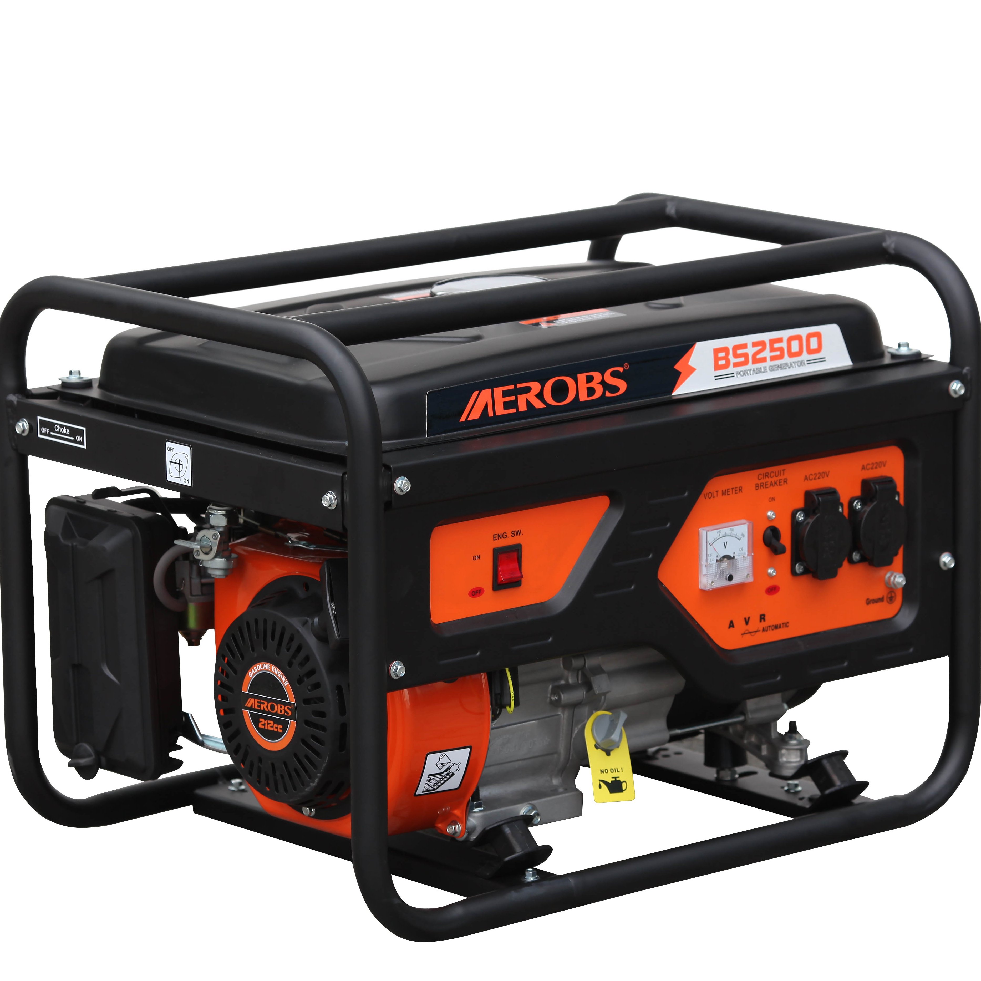 3kw Recoil Start Portable Petrol Gasoline Generator Home Use Gasoline Generator for Home Electricity Supply
