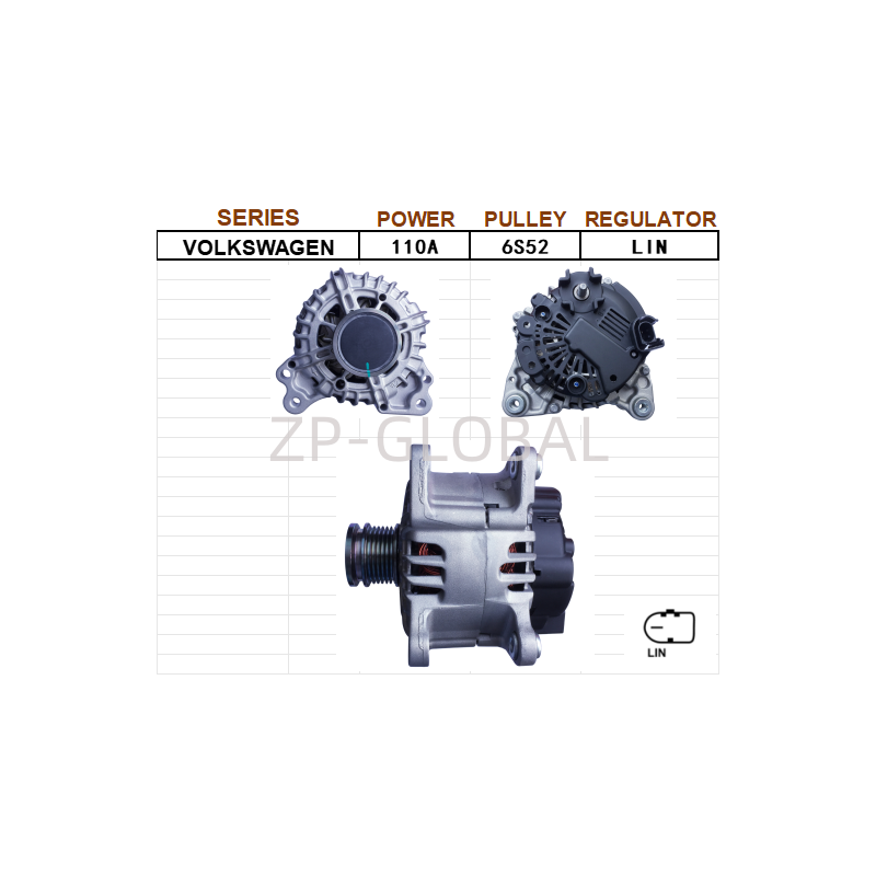 Change Car Alternator Regulator 04E 903 023H for Tiguan L/Tuoyue/Audi A1 1.4T
