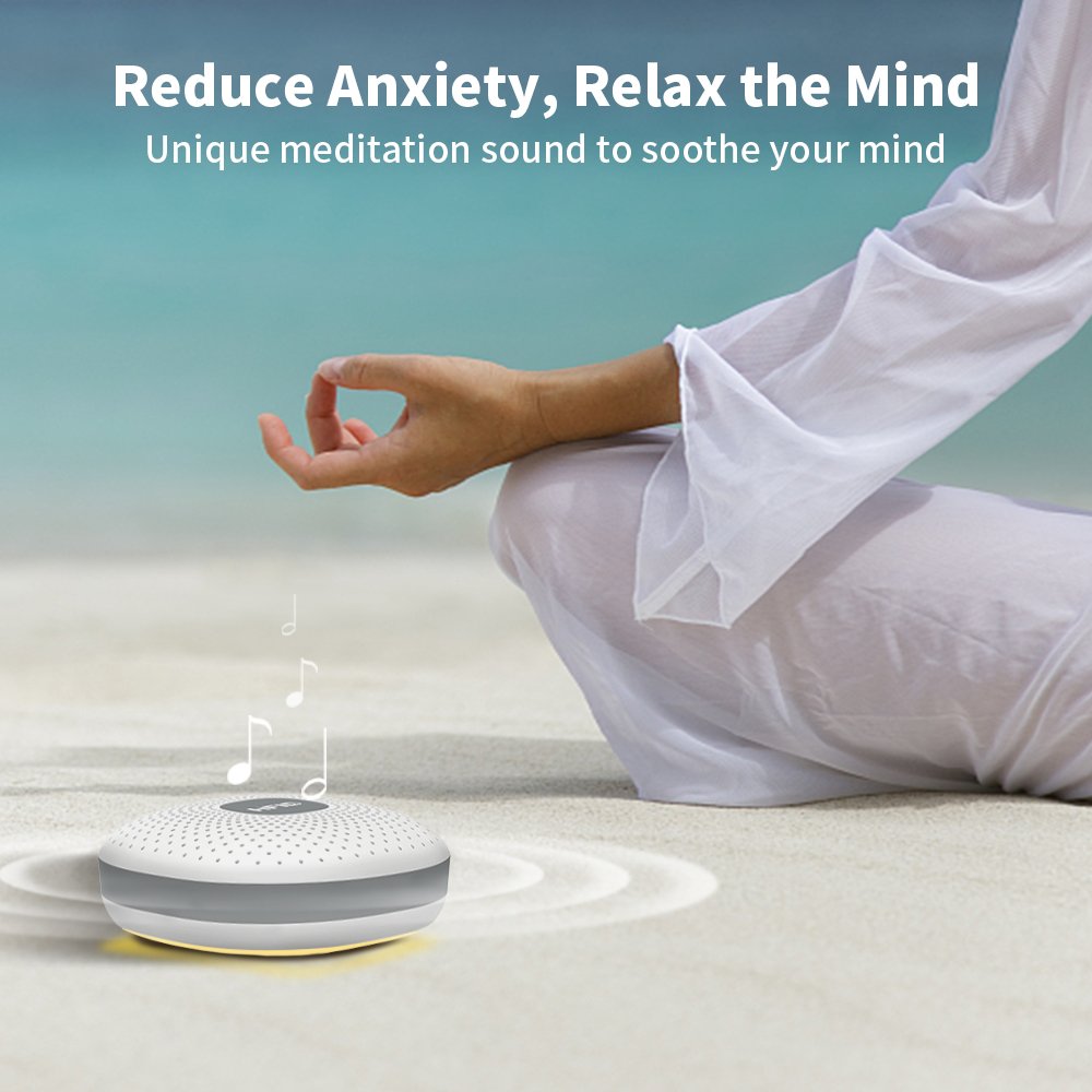 HiFiD 2025 New White Noise Sleep Sound Machine and Night Light with 1800mAh Battery Portable Sound Machine for Baby