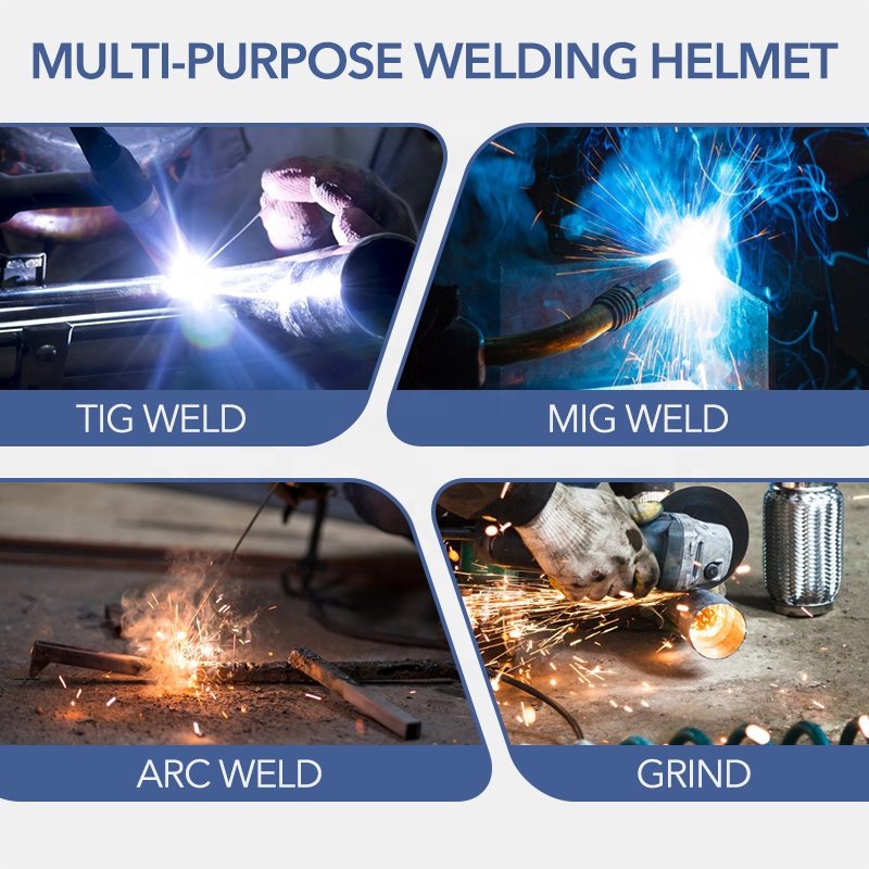 TRQ Chameleon Lightening Comfortable Welder Mask Skull Monster TIG Best Welding Helmet