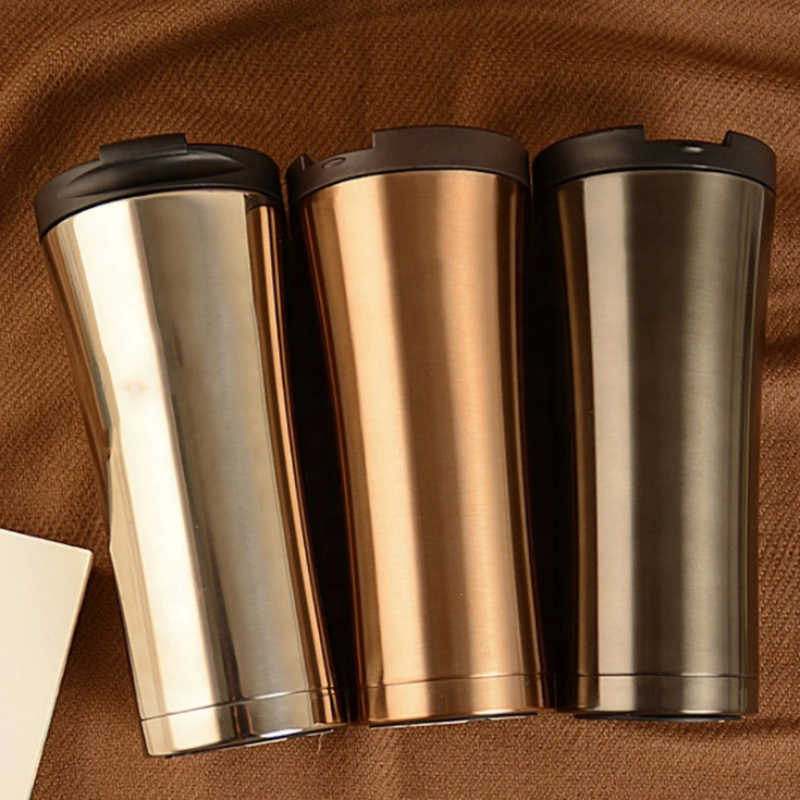 New Design Factory Wholesale Insulated Stainless Steel Vacuum Flask Beer Coffee Mug with Customized Logo Ice Cups