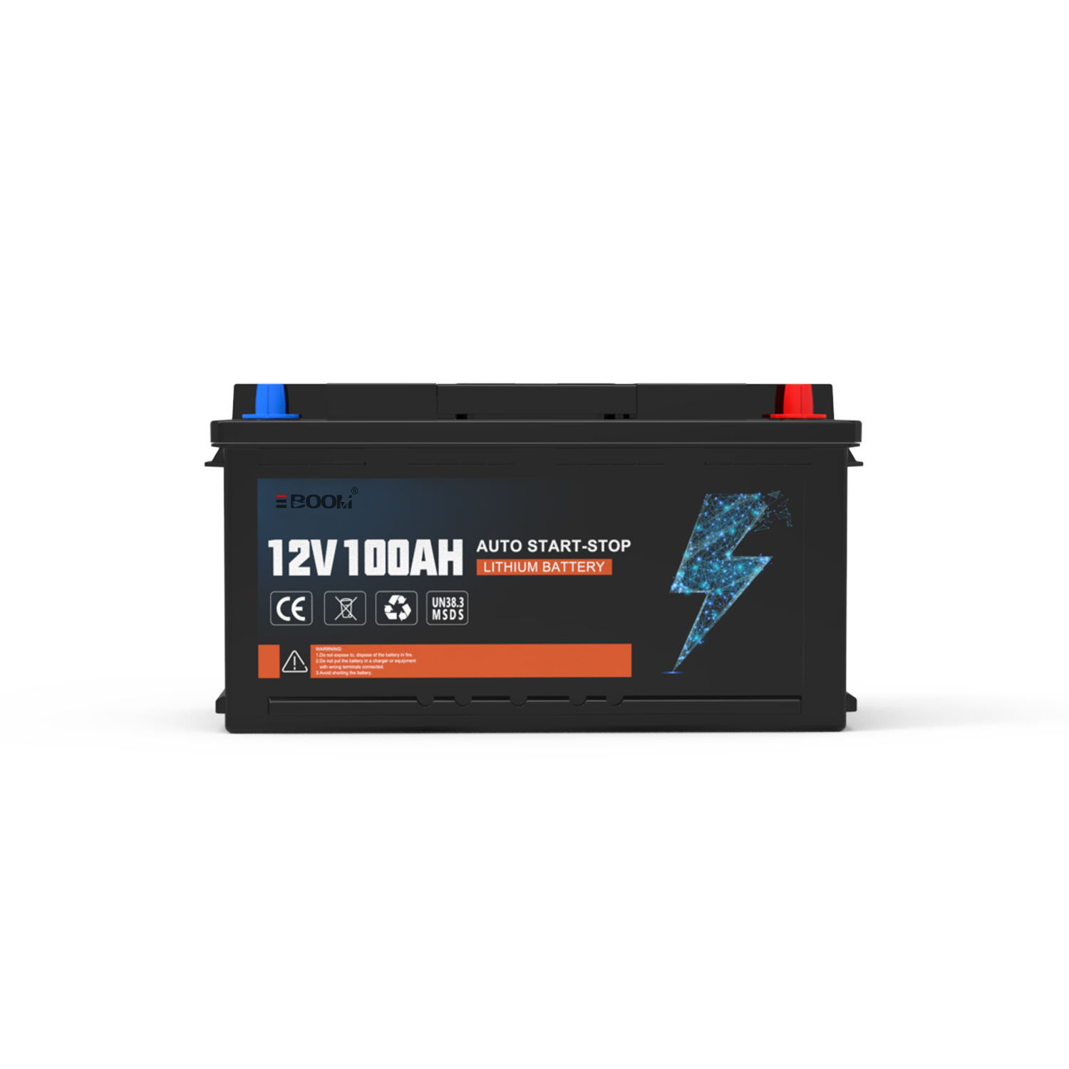 LiFePO4 12V 105AH Car Battery with BMS 1200CC Auto Batteries