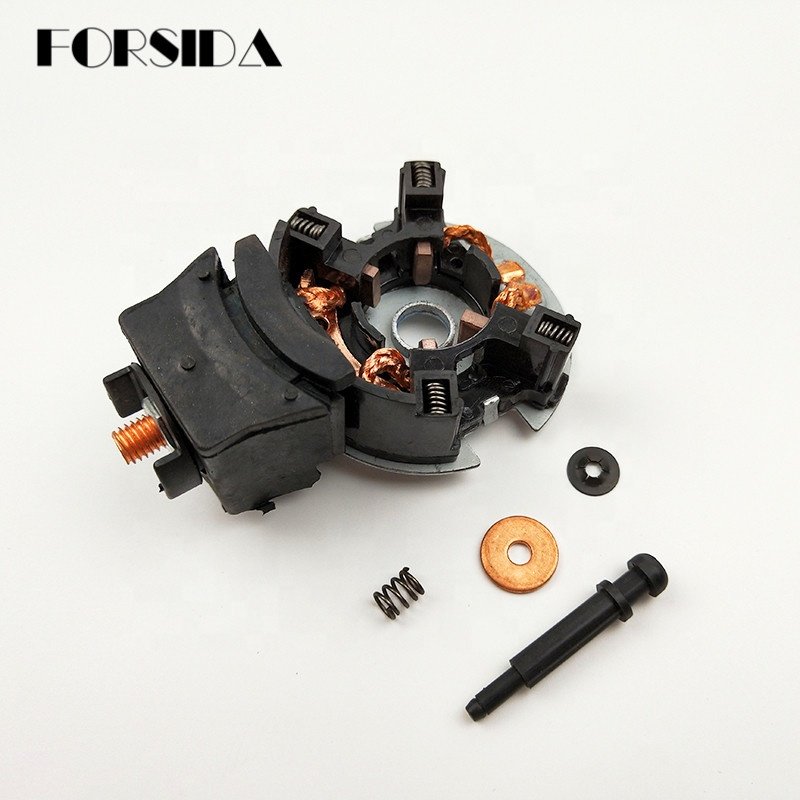 FORSIDA Starter Brush Assembly,Carbon Brush Auto Starter Brush Holder for Honda CR-V RD5 CM RB1 2002-20O5 OEM 04312-PSA-305