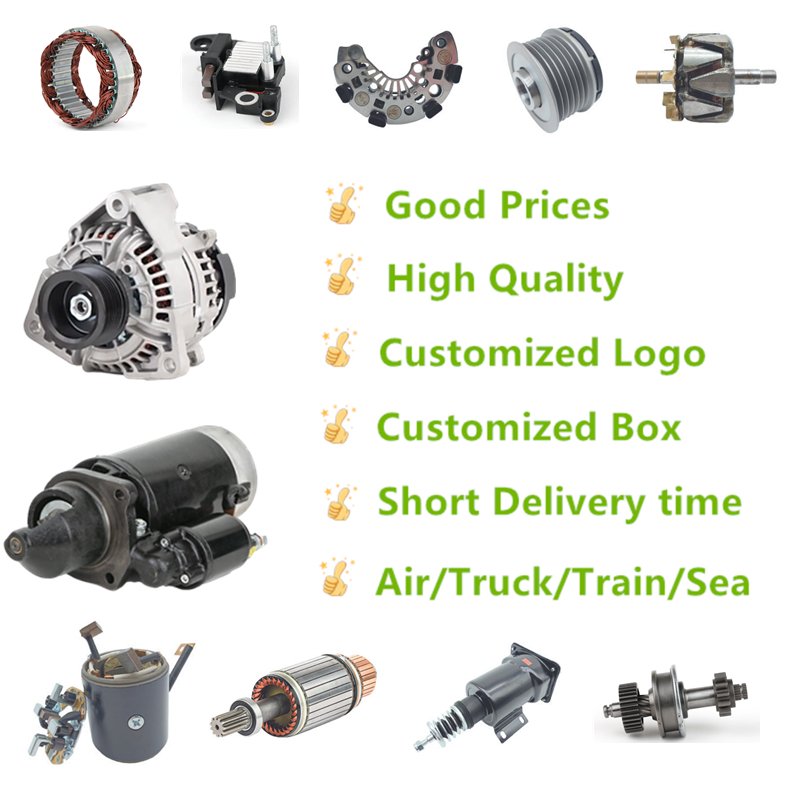 Custom Sizes 24V 100A Auto Alternator Alternador for Scania A4TR5491AT 1777299 0571439 A004TR5491 9PCS