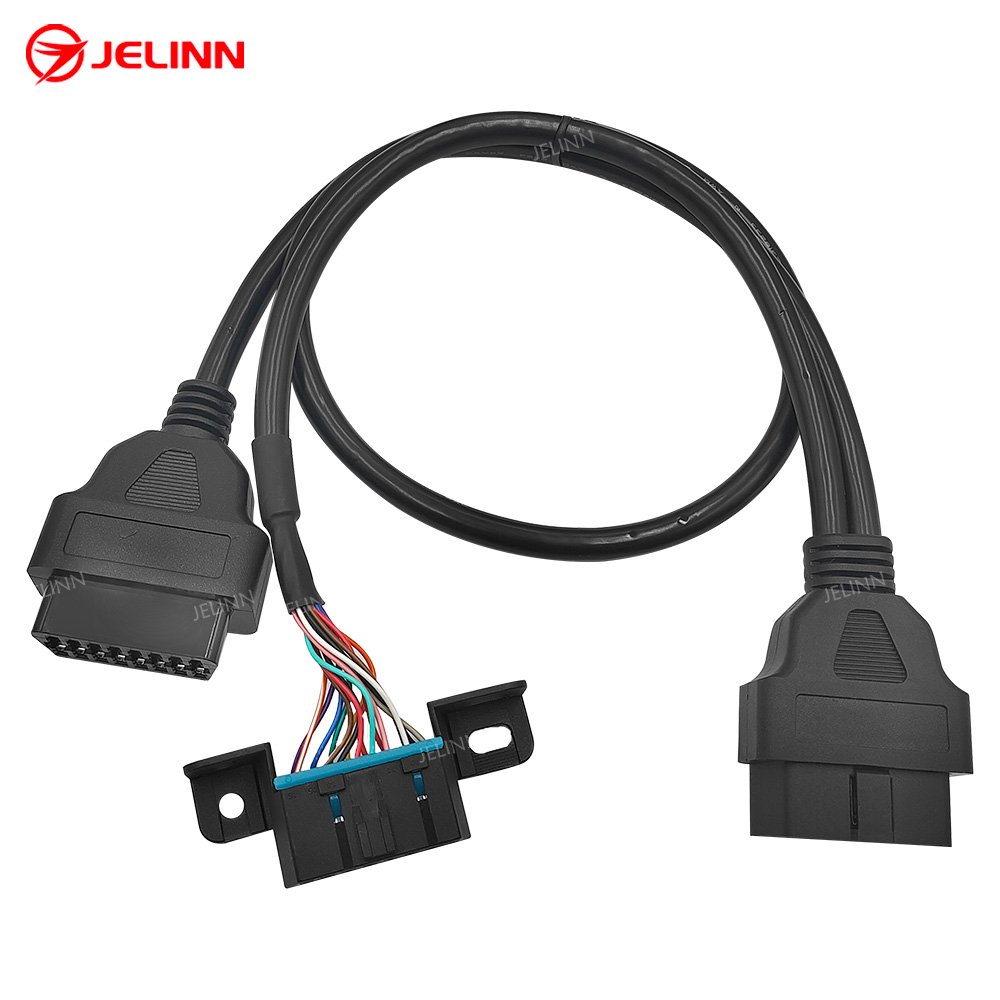 OBD 2 OBD2 Spliter 16 Pin Wire Harness J1962 OBD-II Splitter Y Cable for Buick Cadillac Opel Ferrari Cars