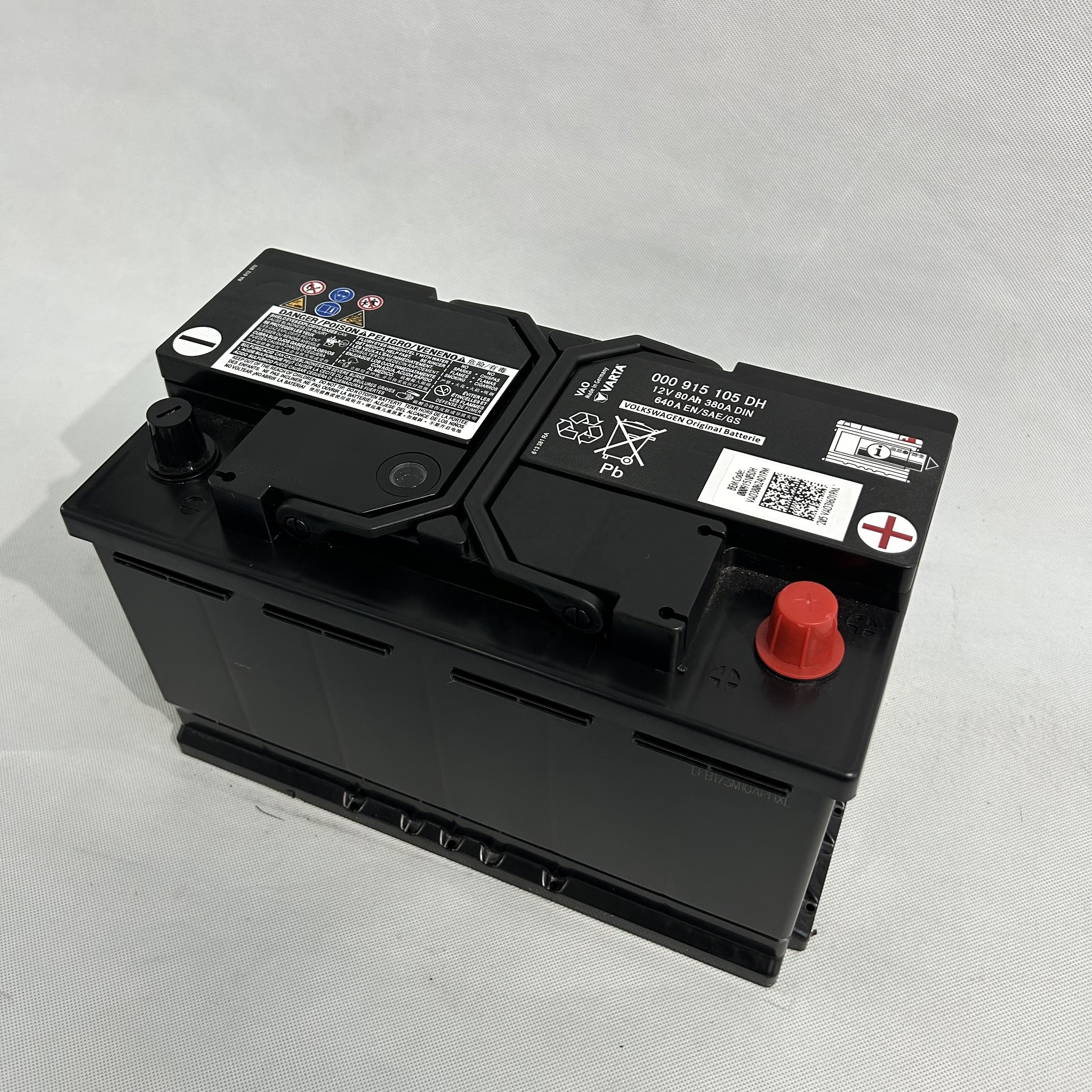 XPEI AUTO PARTS AGM Starter Battery L5 (80AH) 000915105DH for AUDI MAINTENANCE-FREE BATTERIES