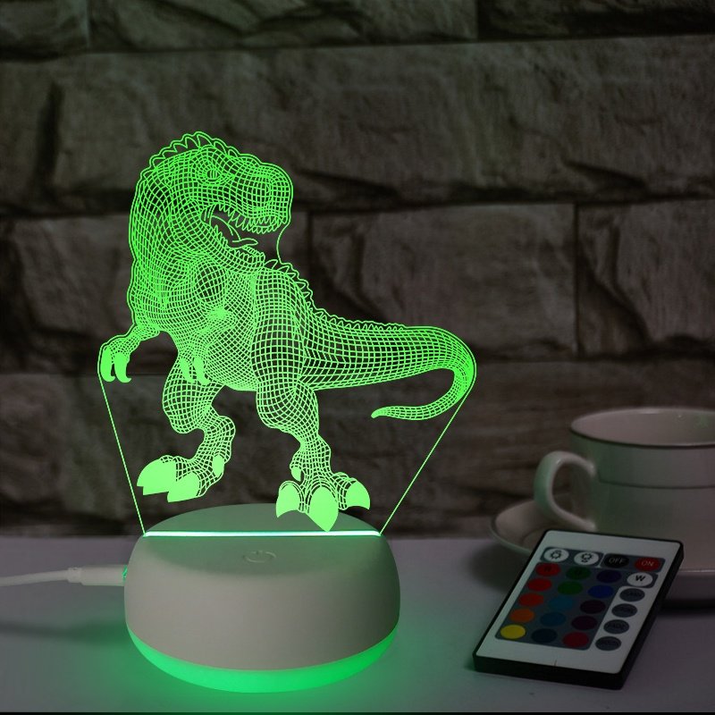 Pokemon Pikachu 3D LED Night Light, Elstey 3D Optical Illusion Visual Lamp 7 Colors Touch Table Desk Lamp