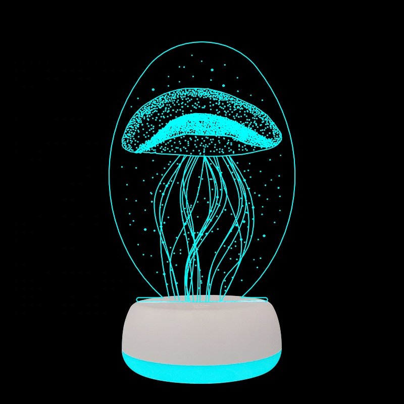Pokemon Pikachu 3D LED Night Light, Elstey 3D Optical Illusion Visual Lamp 7 Colors Touch Table Desk Lamp