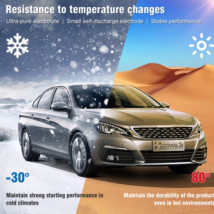 Dongle High Performance DIN80MF Maintenance Free Car 12v 80Ah Lead Acid SMF Auto Battery