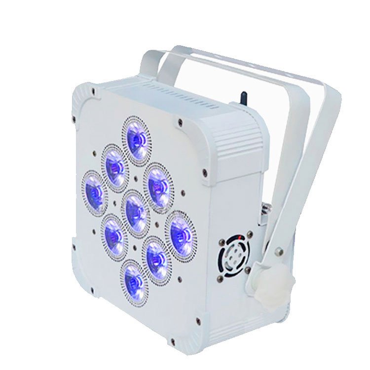 Rechargeable Led Uplighter 9x18w RGBAW UV Battery Dj Lighting Can 6IN1 Wireless Dmx512 Mini Lamp Battery Operated Led Cannon