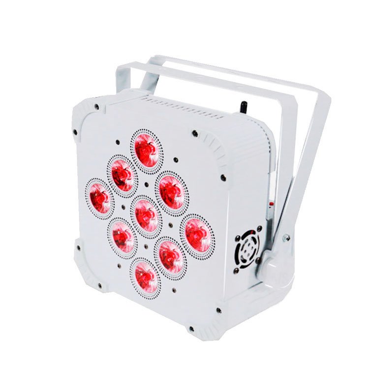 Rechargeable Led Uplighter 9x18w RGBAW UV Battery Dj Lighting Can 6IN1 Wireless Dmx512 Mini Lamp Battery Operated Led Cannon