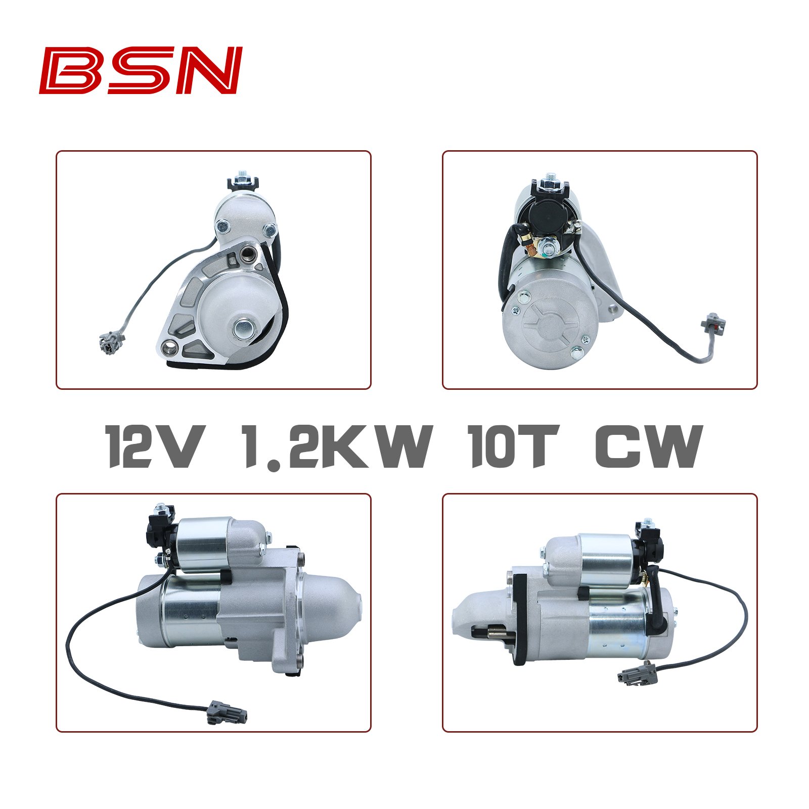 New Starter Assembly for Nissan (CA) (EL) (GR) 350Z 2002-2008 370Z 2008- GT-R 2008- KICKS