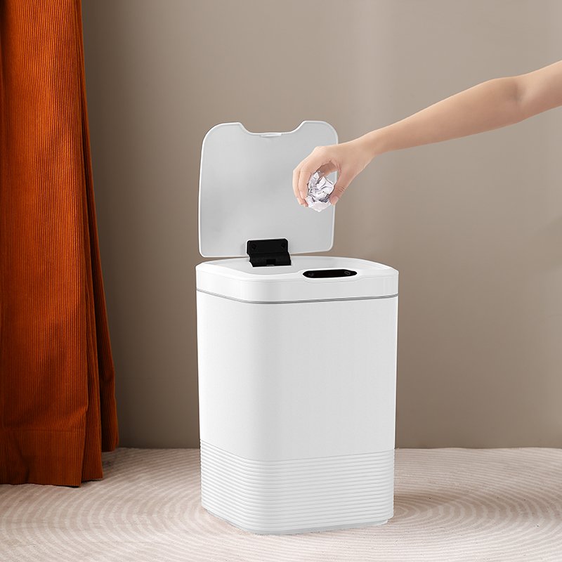 30L Big Intelligent Auto Sensor Dustbin Smart Trash Can Infrared Induction Garbage Automatic Waste Bin Touchless Kitchen