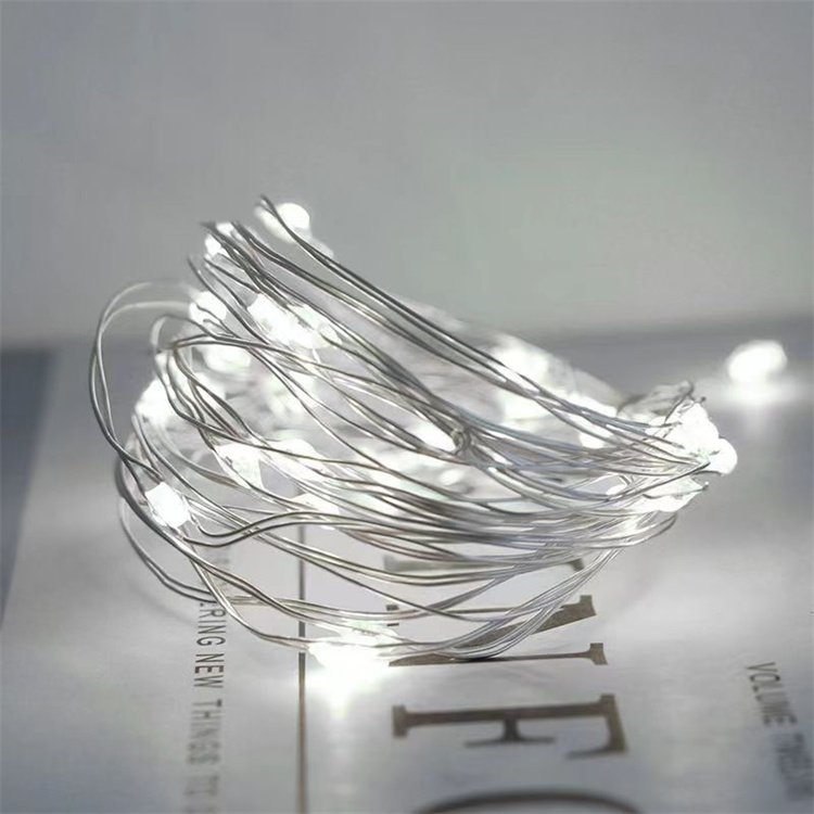 LED Outdoor Light String Naviden Xmas Garland Battery Box Copper Wire Lights Arvore De Natal Grande Para Casa Lamp Home Decor