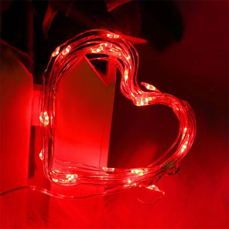 LED Outdoor Light String Naviden Xmas Garland Battery Box Copper Wire Lights Arvore De Natal Grande Para Casa Lamp Home Decor