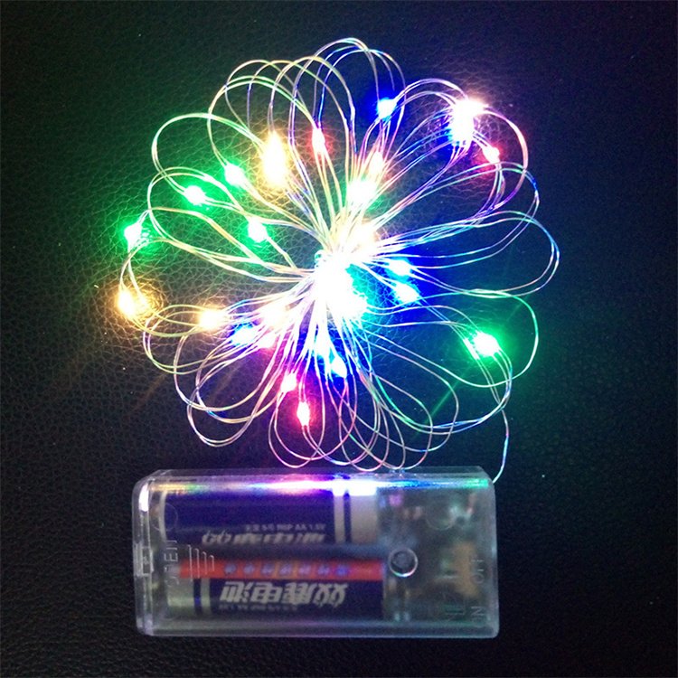 LED Outdoor Light String Naviden Xmas Garland Battery Box Copper Wire Lights Arvore De Natal Grande Para Casa Lamp Home Decor