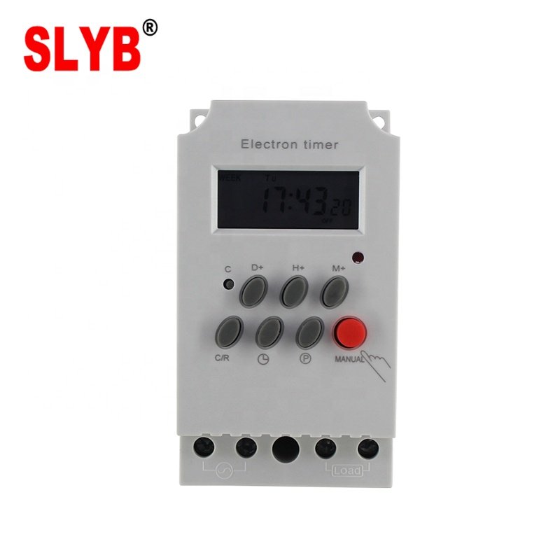 Automatic Digital Programmable Automatic Electric Auto off Timer Switch 24Hours KG316T-II Small Timer 220V with Battery