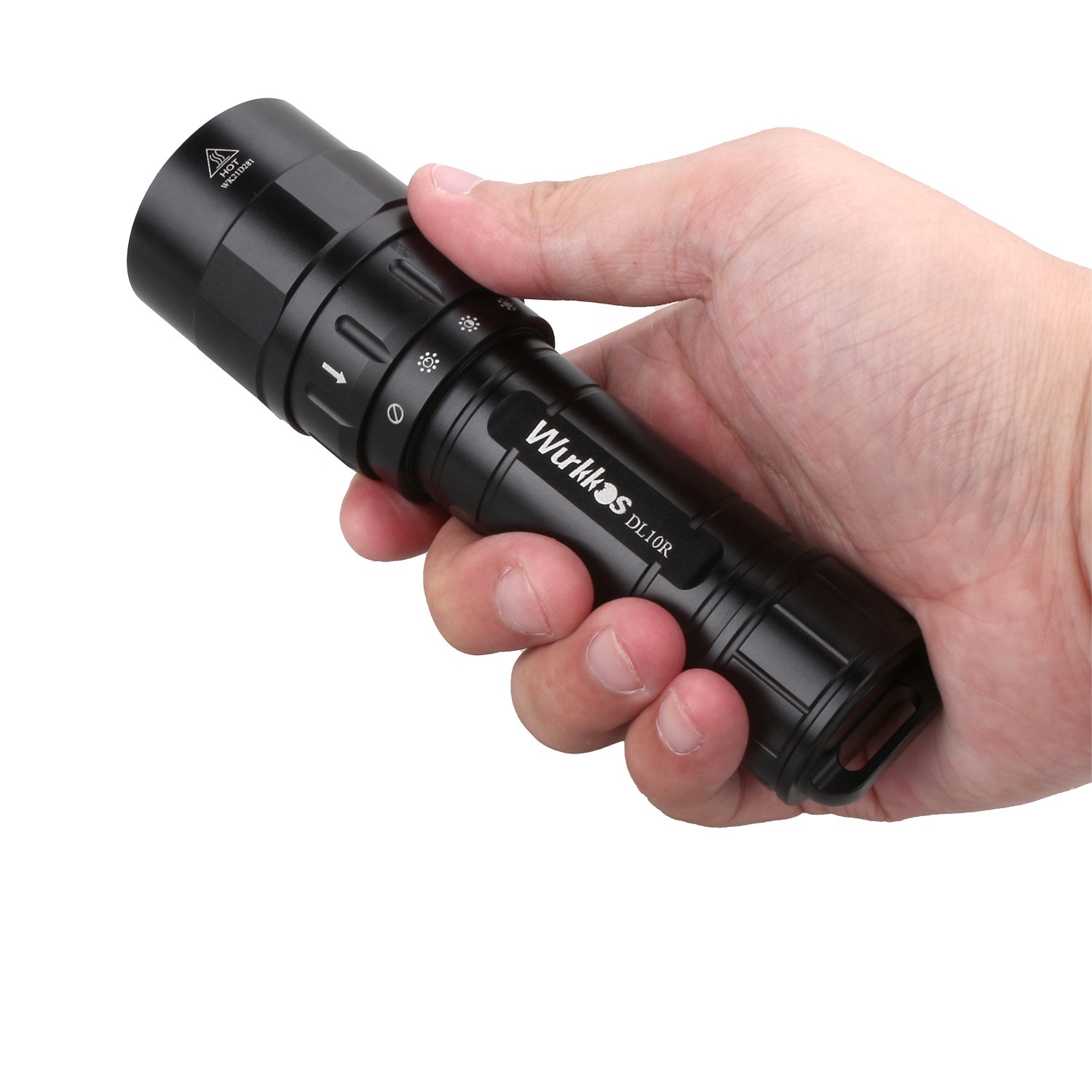 Wurkkos 4500 Lumen USB-C Rechargeable Dive Light XHP70.2 LED IPX8 Waterproof Flashlight with Magnetic Rotary Switch