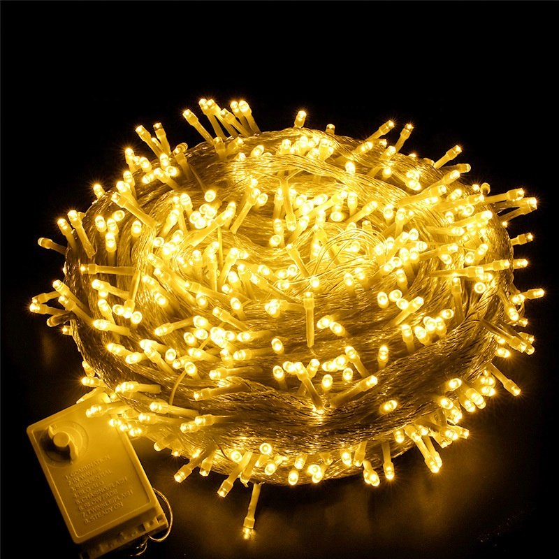 Indoor 6m 30leds Battery Christmas Tree Outdoor Solar Decorative Fairy Light Powered Led Decoration Copper Wire String Lights