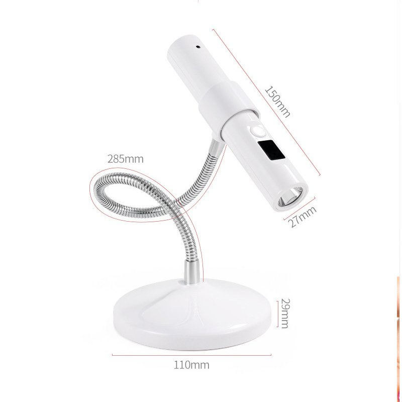 Mini Body Large Battery 2500Mah 2-In-1 Flash Cure Led Lamp 30S 60S Two Time Setting With Touch Ring Led Flashlights for Manicure