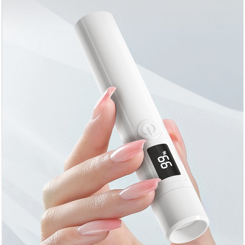 Mini Body Large Battery 2500Mah 2-In-1 Flash Cure Led Lamp 30S 60S Two Time Setting With Touch Ring Led Flashlights for Manicure