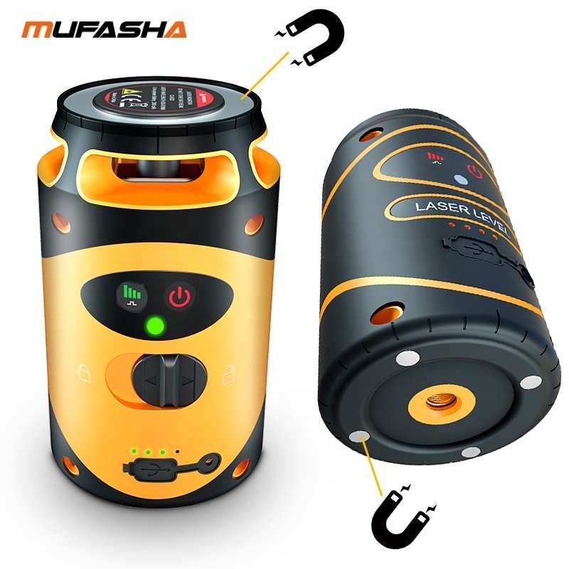 MUFASHA T06 2 Lines Laser Level Build in Lithium Battery Two Cross Line Automatic Self-leveling Level Laser