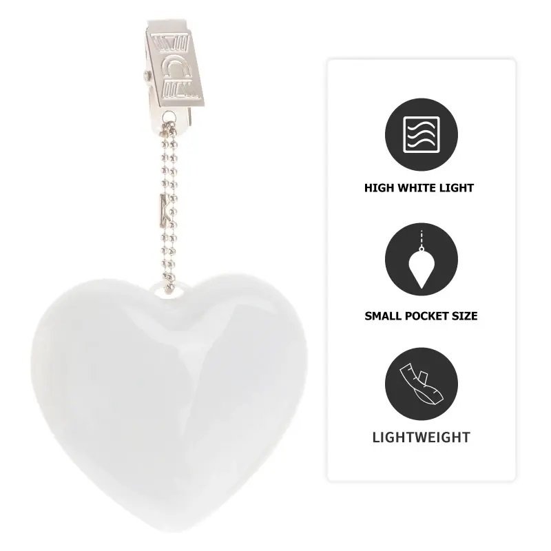Automatic LED Handbag Lamp with Heart Design Auto Activated Night Light for Home Decor Lady Friends Thanksgiving Gifts