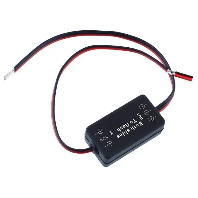 12V Both Strobe to Flashing Alternating Left/Right Strobe Flash Module Box for Fog Light LED DRL Strips Car Motorcycle Universal