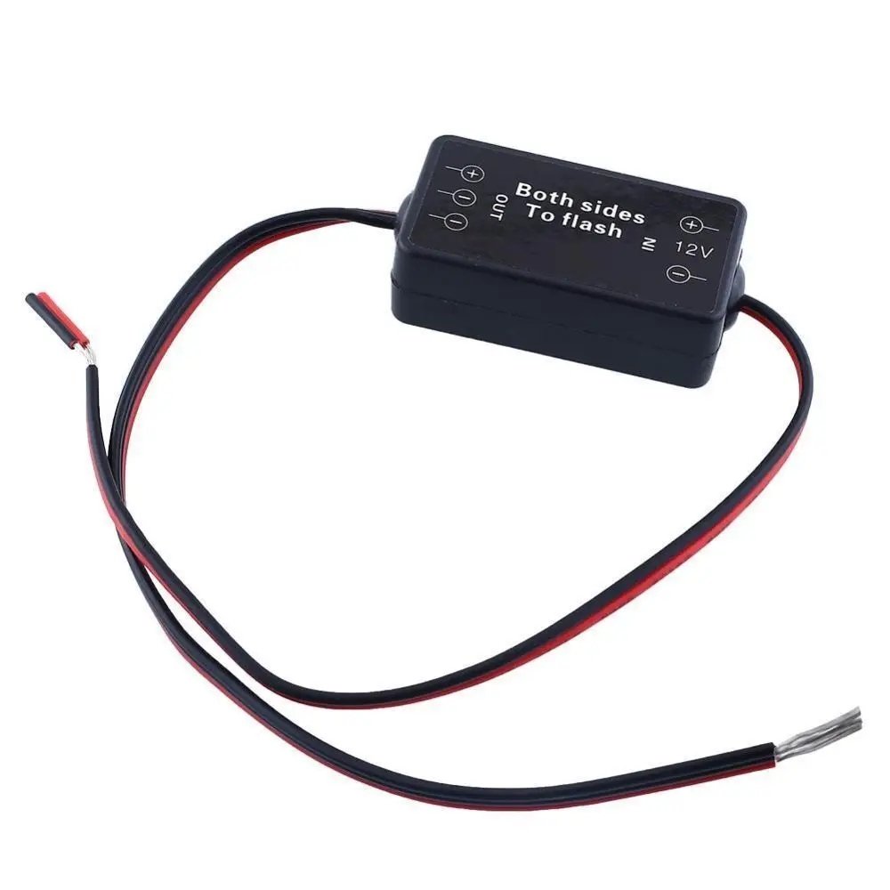 12V Both Strobe to Flashing Alternating Left/Right Strobe Flash Module Box for Fog Light LED DRL Strips Car Motorcycle Universal