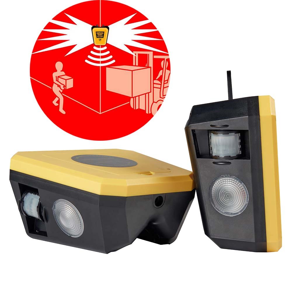 Anti-collision Blind Corner Safety System Infrared Mobile Sensor Audible Visual Alarm System for Storage Rack Warehouse Shelf