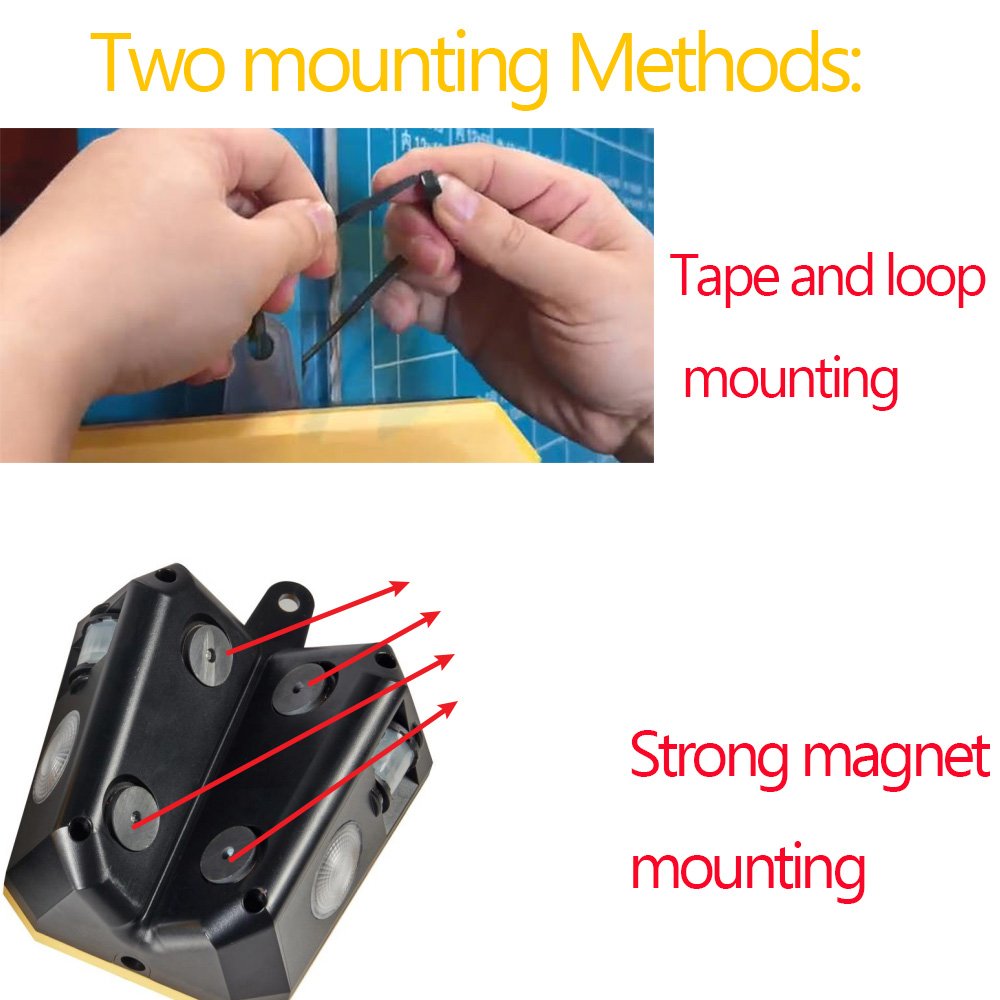 Anti-collision Blind Corner Safety System Infrared Mobile Sensor Audible Visual Alarm System for Storage Rack Warehouse Shelf