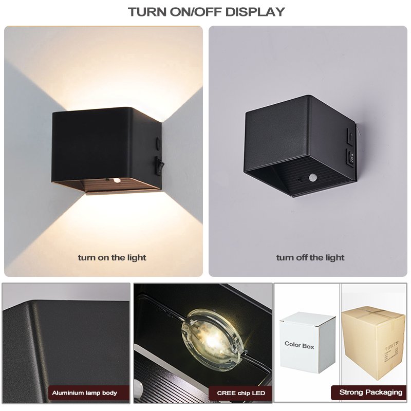 Inductive Pir Wireless Magnetic Smart Indoor Wall Staircase Lamp Usb Rechargeable Led Motion Sensor Night Light