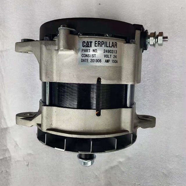Electric Dynamo 2490313 Excavator C7 C9 AC Alternator Generator Motor 24 Volt 24V 150A Alternator