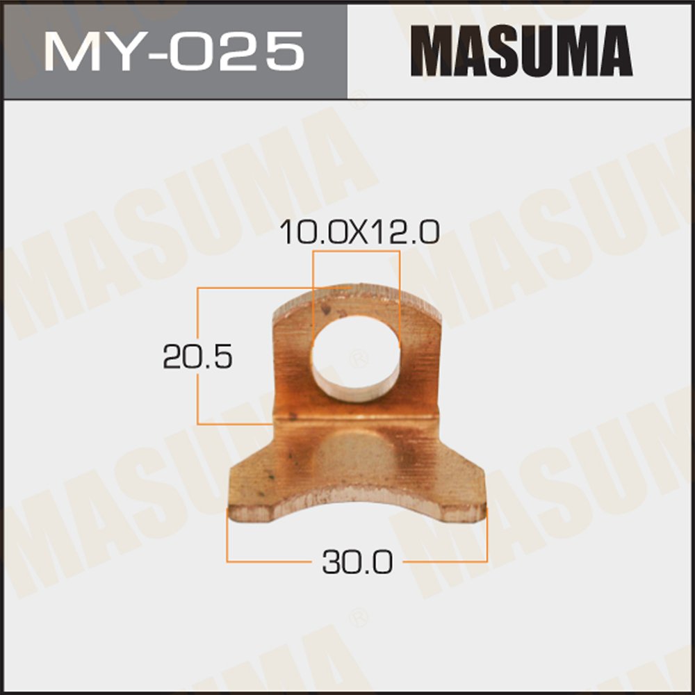 MY-025 MASUMA 10PCS Auto Car Repair Auto Starter 1109Y3 15601-13011 4560116740000