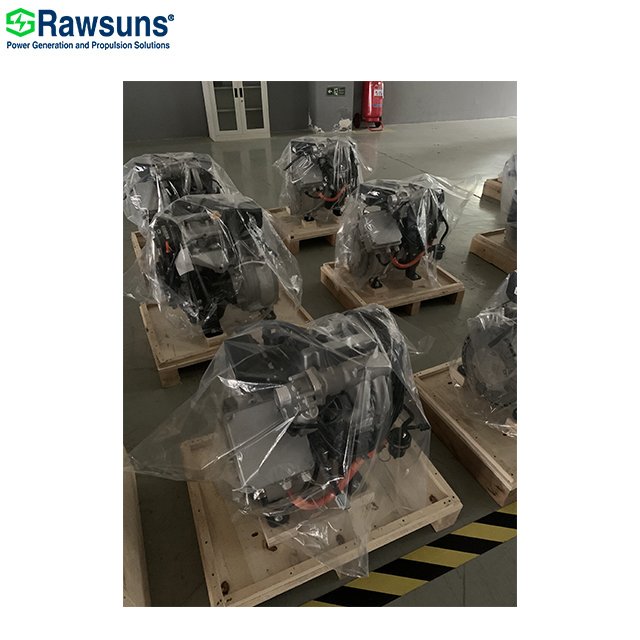 12KW 144~600V Range Extender Gasoline Generator Alternator for Ev Car 1.5 Ton Minivan, Electric Logistics Van (after-loading)