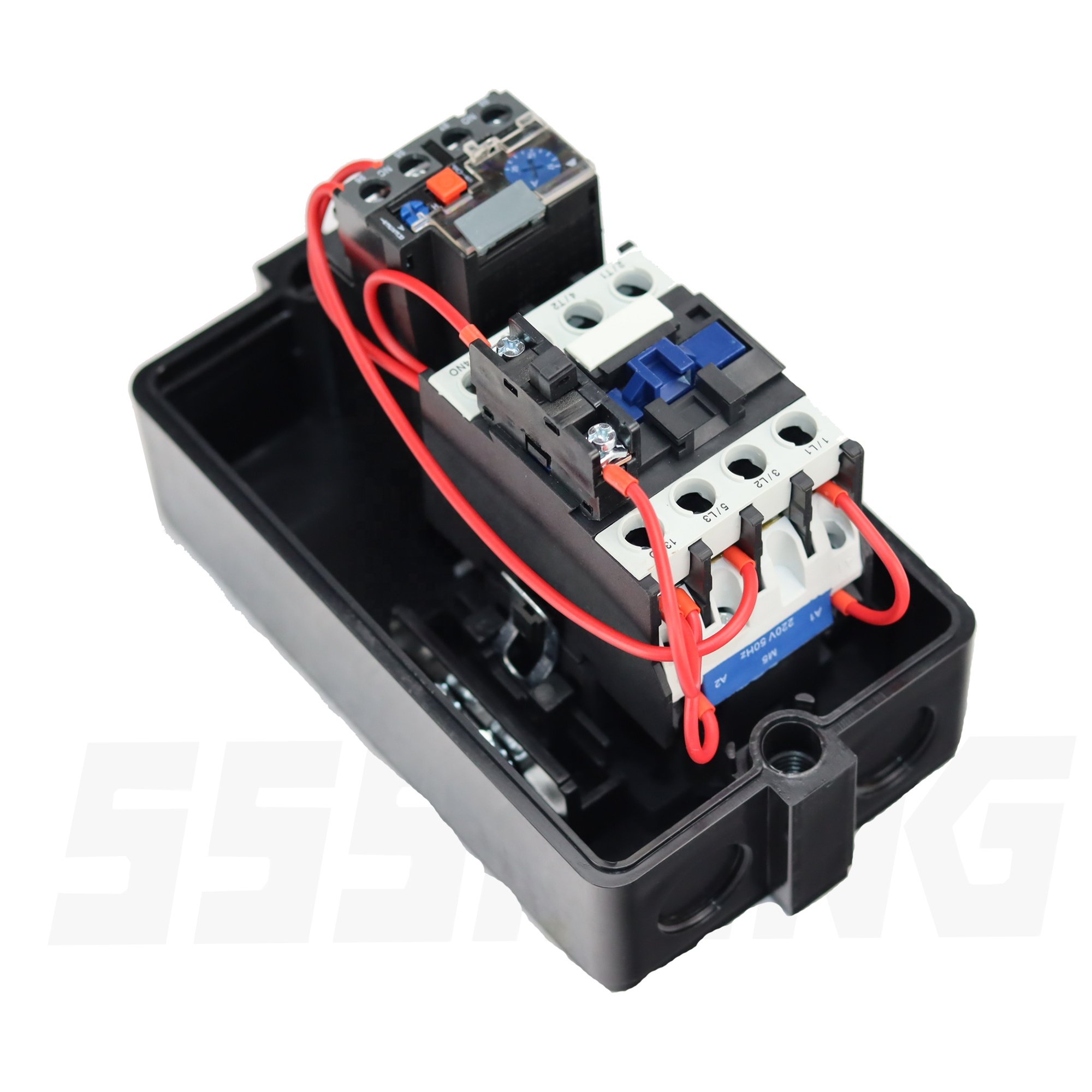 LE1 QCX2 Magnetic Starter PML-2220 25A 3P IP54 17~25A With Buttons START + STOP Ac Contactors Electromagnetic Starters