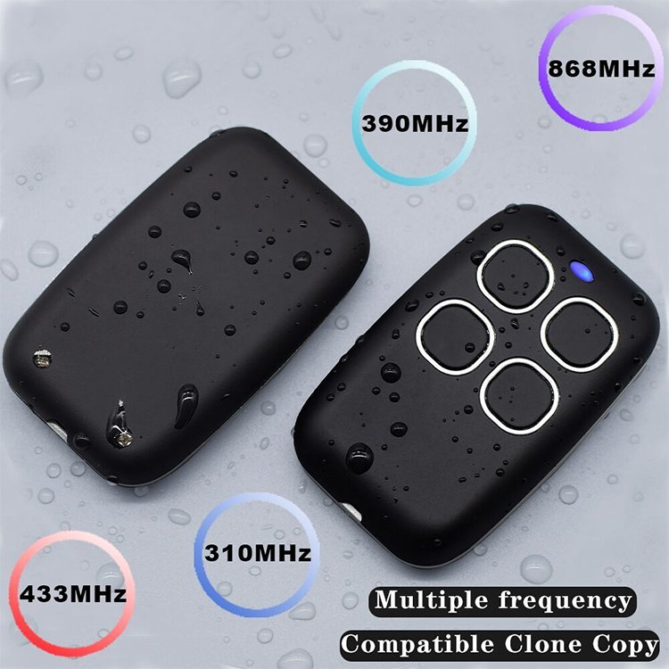 433mhz 4 Button Cloning Auto Gate Opener Switches Transmitter Garage Door Copy Code Universal RF Remote Control Duplicator