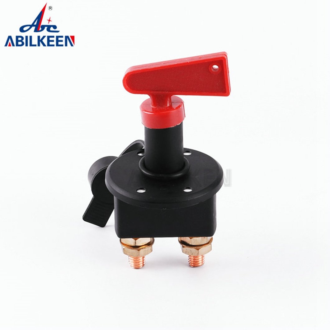 IBA-A01 Battery Isolator Disconnect Cut Off Kill Switch Circuit Breaker Main Power Rotary 12V 24V Key Switch