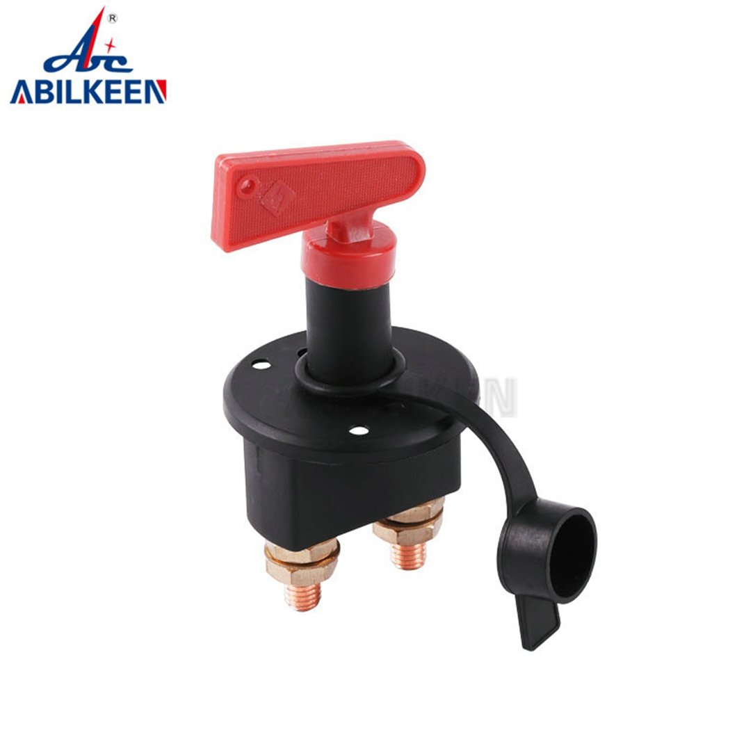 IBA-A01 Battery Isolator Disconnect Cut Off Kill Switch Circuit Breaker Main Power Rotary 12V 24V Key Switch