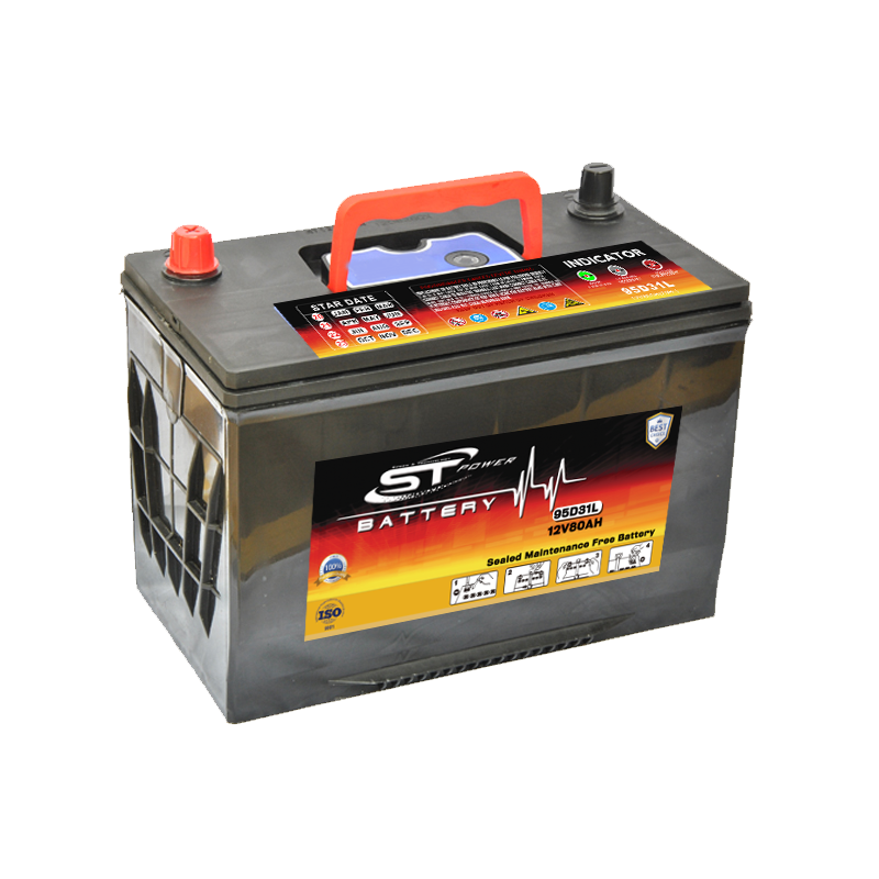 Hot Sale Model Auto Battery JIS Standard 95D31 MF12V90AH NX120-7 Car Battery Wholesale