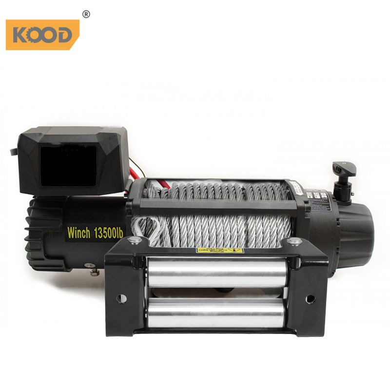12V 24V Manual Electric Winch for SUV and 4x4 Stainless Steel 9500lb 12000lb 20000lb Auto for Off-Road Hydraulic Power Source