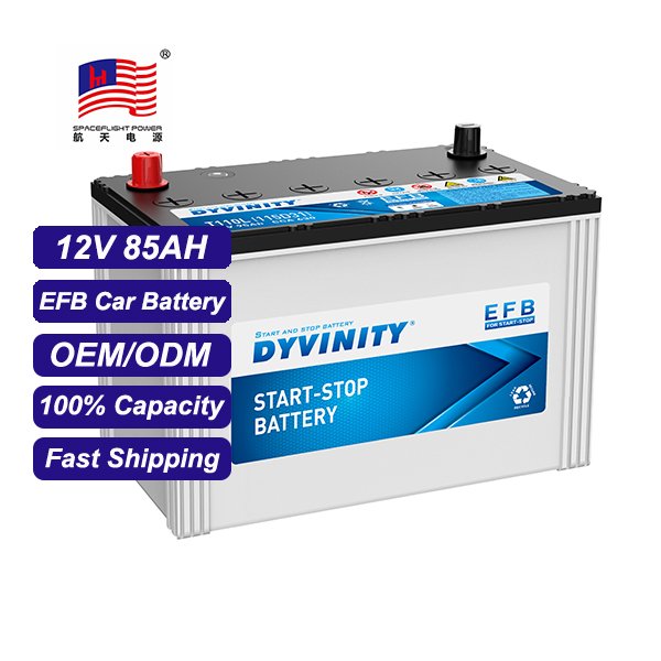 115D31L 12v 85Ah EFB Car Battery Lead Acid Auto Batteries for Start Stop System