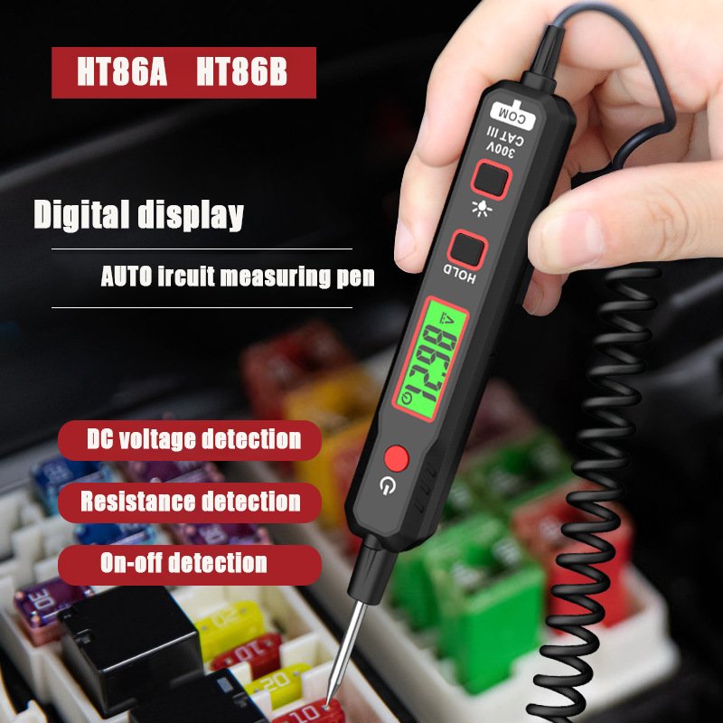 Car Electrical System Tester AC DC 0-100V Automobile Circuit Tester Portable Ircuit Pen Auto Mechanic Kit
