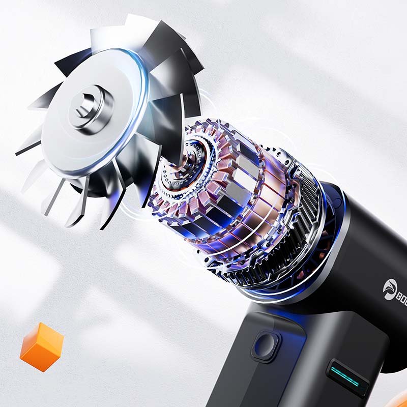 Violent Turbofan High-speed Brushless Motor Hairdryer Violent Dust Removal Blower