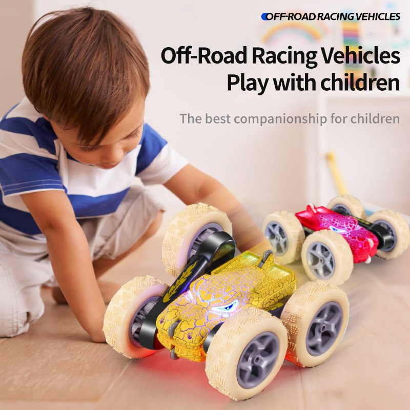 2.4G RC Stunt Dinosaur Car Alloy RC Car Toy for Kids Crawler 4x4 Rc Auto Climb Off Road Rad Radio Remote Control Car