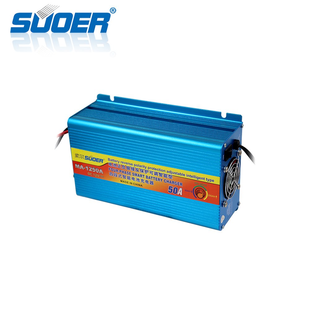 New Super Factory Price Auto Battery Charger 50A 12V Electric Phone Laptop Mobile Short Circuit Protection US Socket Standard